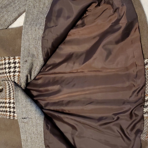 Paparazzi by Biz Mixed Print Panel Car Coat - Picture 9 of 11